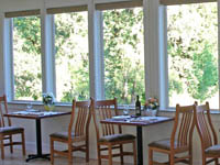 No more cozy or romantic spot than our great room bistro.