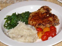 The eye appeal and flavors of this meal are wonderful.