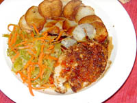 The eye appeal and flavors of this meal are wonderful.